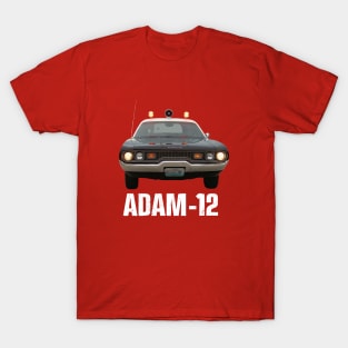 Adam 12 - Patrol Car - 60s/70s Cop Show T-Shirt